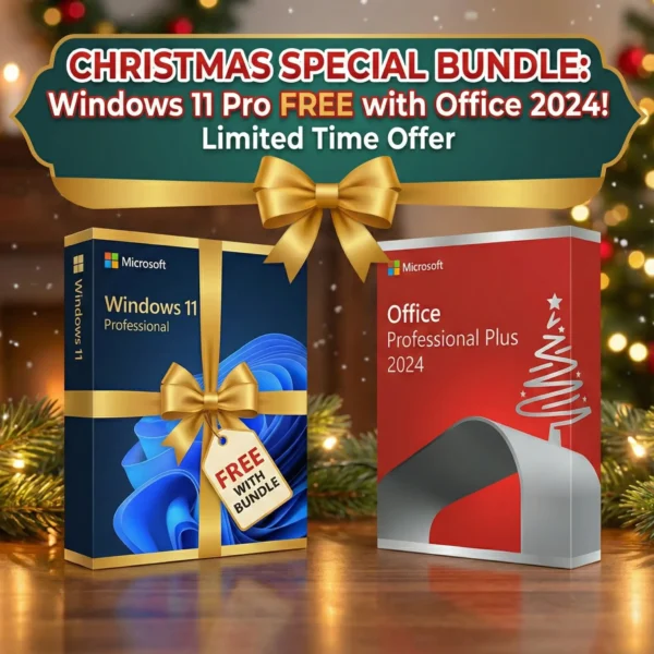 Christmas Special : Windows 11 Pro FREE with Office 2024 !